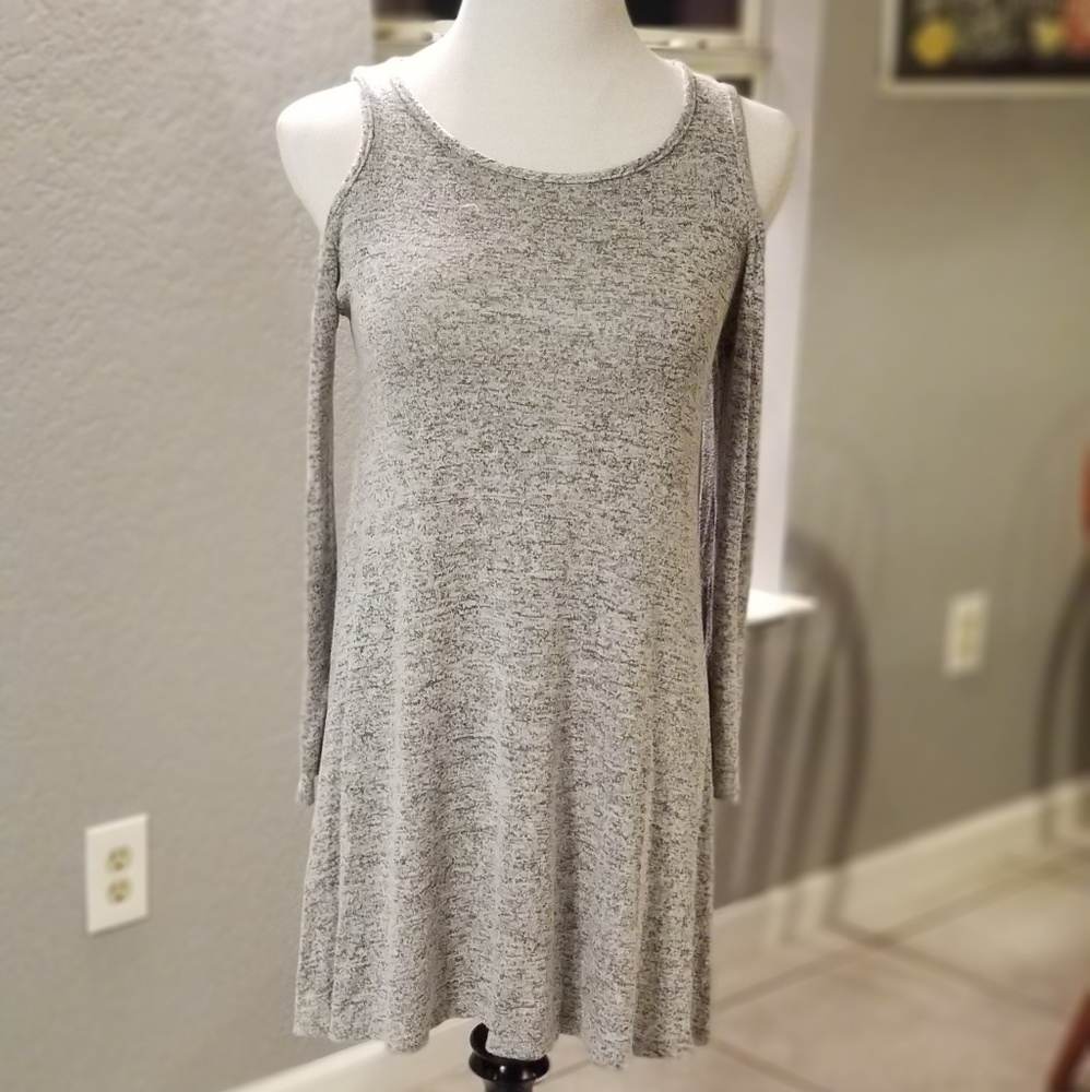 TMG Peek-A-Boo Shoulder Mini Dress